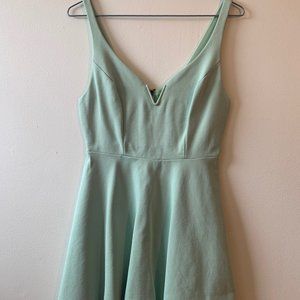 Mint/sage party dress